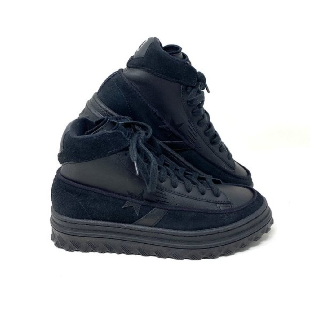 Converse Women's Size 7 169478C Black Ice Pro Leather X2 High Sneakers Lifestyle